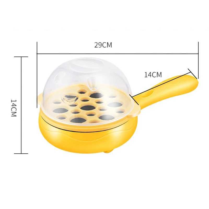 Multifunctional 2 In 1 Egg Cooker Non Stick Egg Frying Pan Egg Boiler Automatic Off Egg Boiler Machine For Home Dormitory C251129
