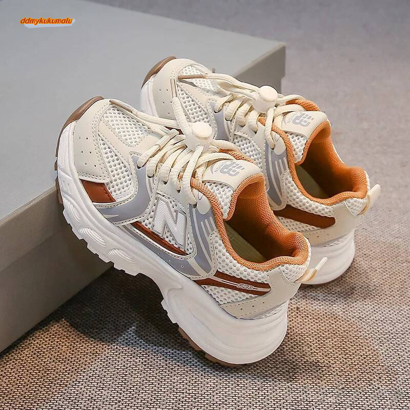 Sizes 26-37 Boys Girls Breathable Mesh Toddler Casual Non-slip Kids Sneakers Tennis ddmykukumalu