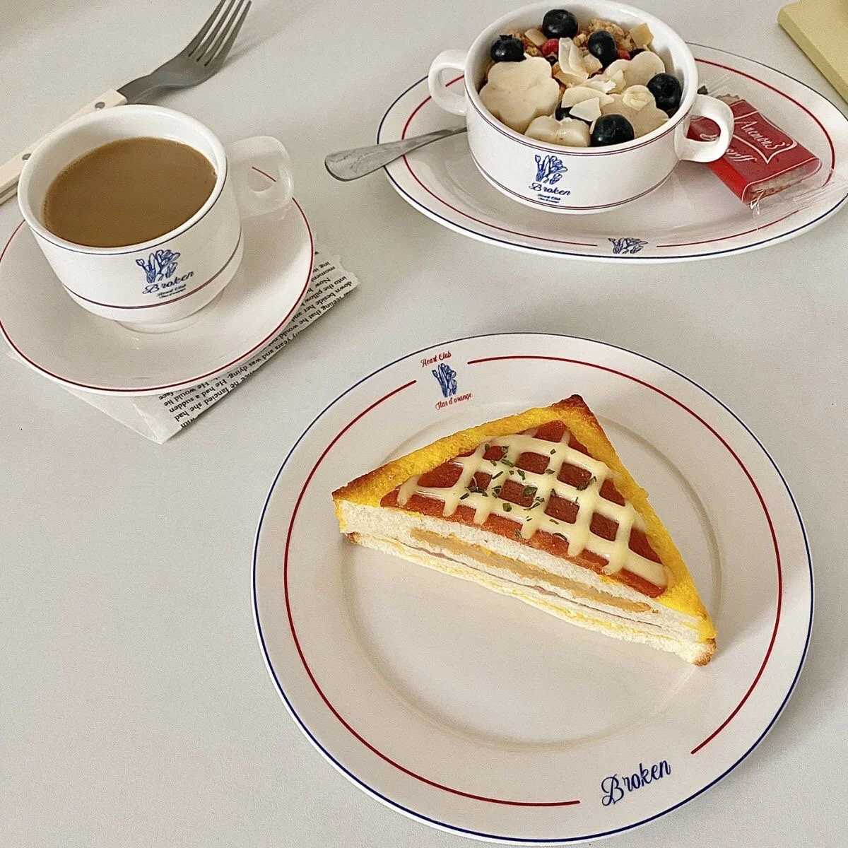 Luxury Ins Style Flower Pattern Set Cup Saucer Simple Restaurant Coffee Ceramic Cup High Quality Daily Household Latte Milk Pot Y251129