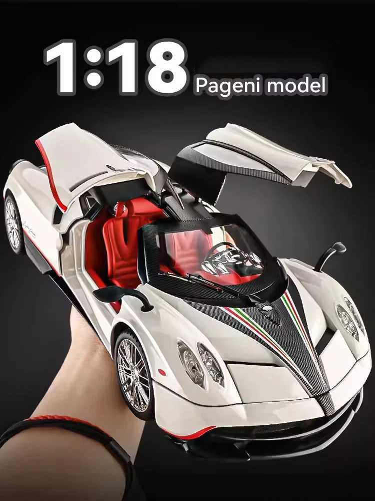 118 Pagani Fengshen Alloy Car Model Simulation Sound And Light Return Toy Car Metal Sports Car Boy Collection Ornaments Gift J251129