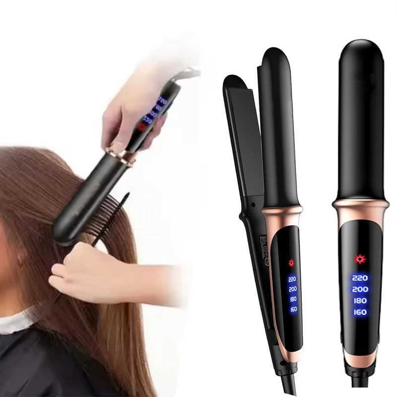 Professional Hair Straightener for Wet or Dry Hair Electric Iron Curling Straightening Irons Hair Styling Profiling ToolsT251129