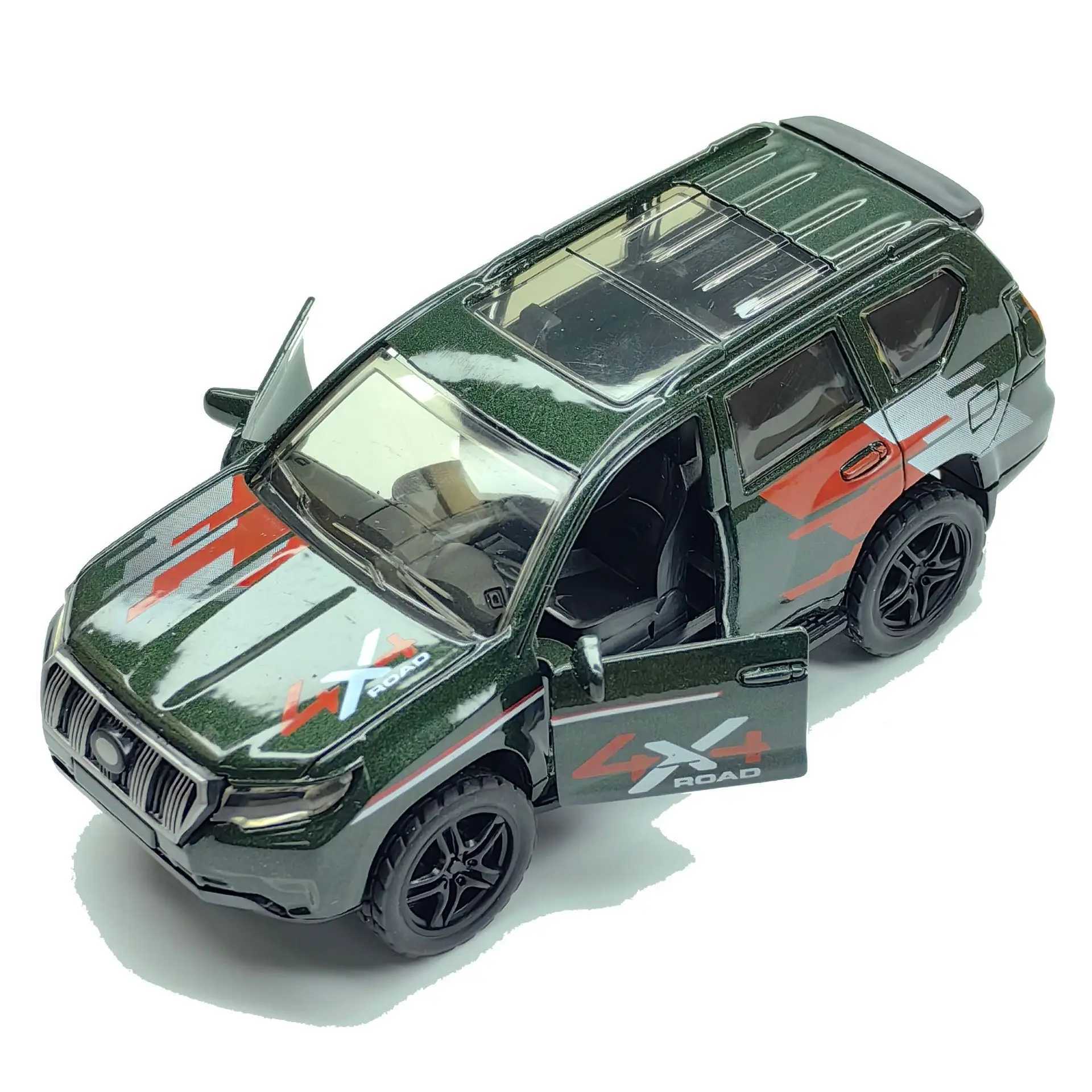 136 Hardcore off-road vehicle simulation alloy pull-back childrens toy door opening model car distribution bagged J251129
