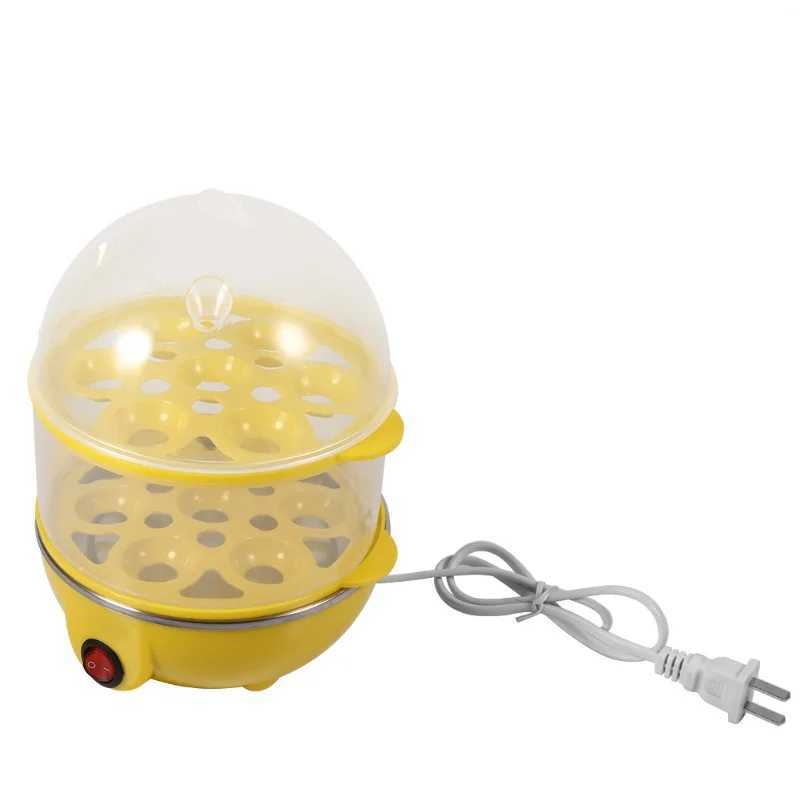 Multifunctional DoubleLayer Electric Eggs Boiler Cooker Steamer Home Kitchen Use C251129