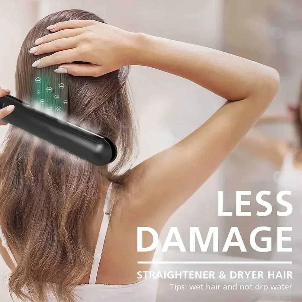 2024 Sale New Hair Straightener Flat Iron Curling Irons Electric Straight Ceramic Fast Warm-up Styling Tool For Wet or Dry HairT251129