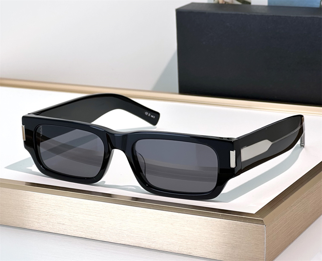 Fashion designer mens womens sunglasses 660 classic simple rectangular acetate glasses summer avant-garde trend leisure style Anti-Ultraviolet Come with case