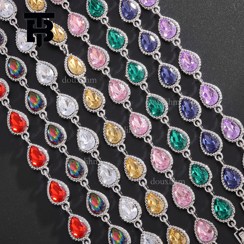 TB BHULAMTE Designer Luxury Women's Simple Bracelet European And American Fashion Trend Inlaid Rainbow Gemstone Bracelet High End Jewelry Gift