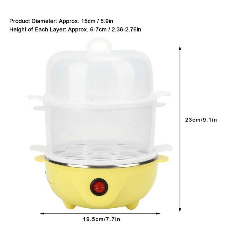 Household Mini Double Layer Egg Boiler Egg Cooking Machine Kitchen Utensils C251129