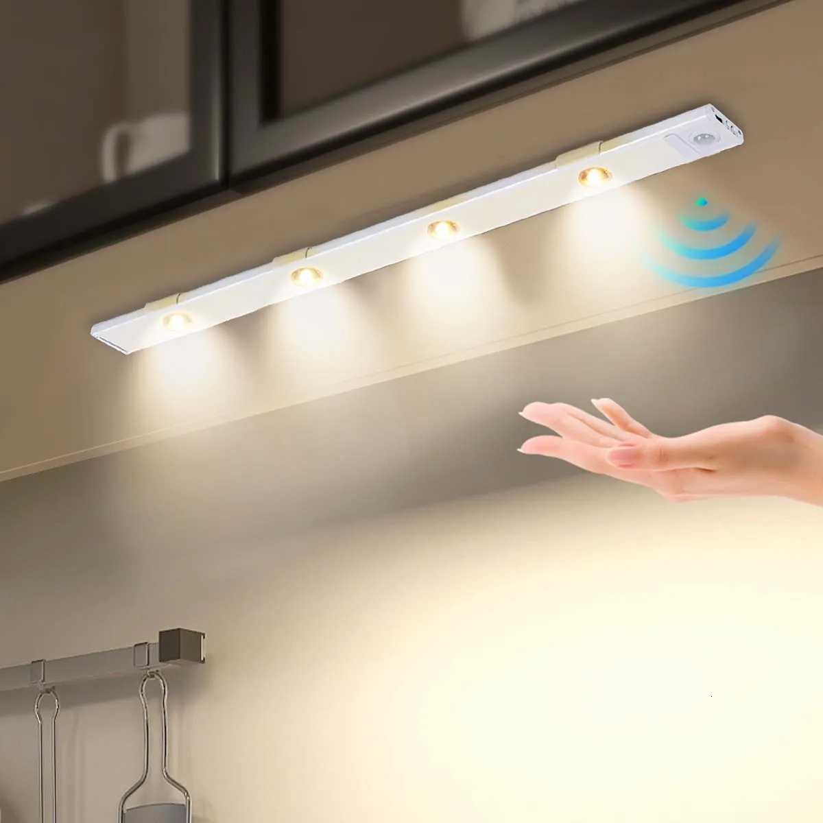 LED Smart Home Human Body Sensor Light - Rechargeable Cat Eye Sensor Light Wine Cabinet Light Hill Night Light M251129