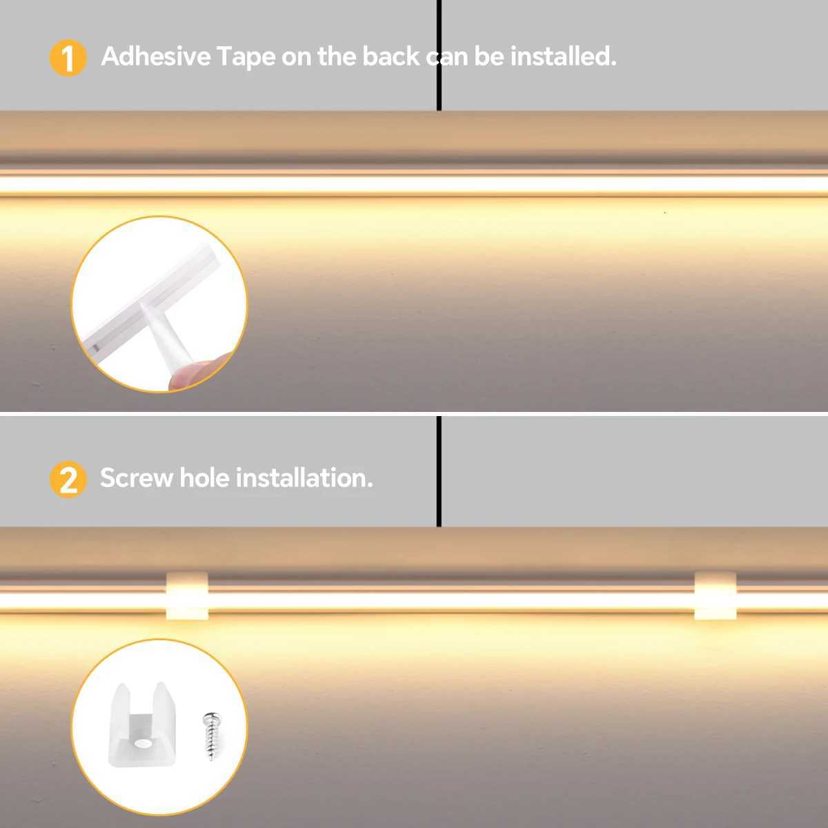 24V Neon COB Light Strip with Touch Sensor Dimmer Swtich Hight Brightness 280LEDs/M Wine Cabinet Wardrobe Backlight Night Light M251129