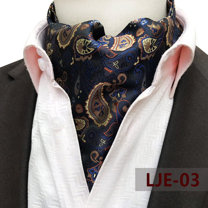 Hi-Tie Fashion Mens Cravat Set Floral Paisley Cravat Tie Men Silk Red Blue Pink Ascot Pocket Square Cravat for Men 250117