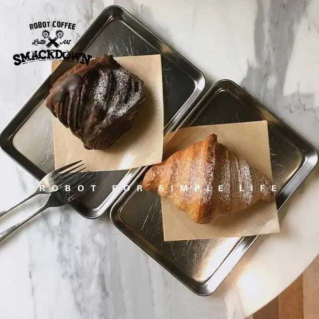 Nordic Stainless Steel Rectangular Coffee Shop Pallet Storage Disk Net Snack Cake Dish Dining Dessert Plate Kitchen Dish Tray Y251129