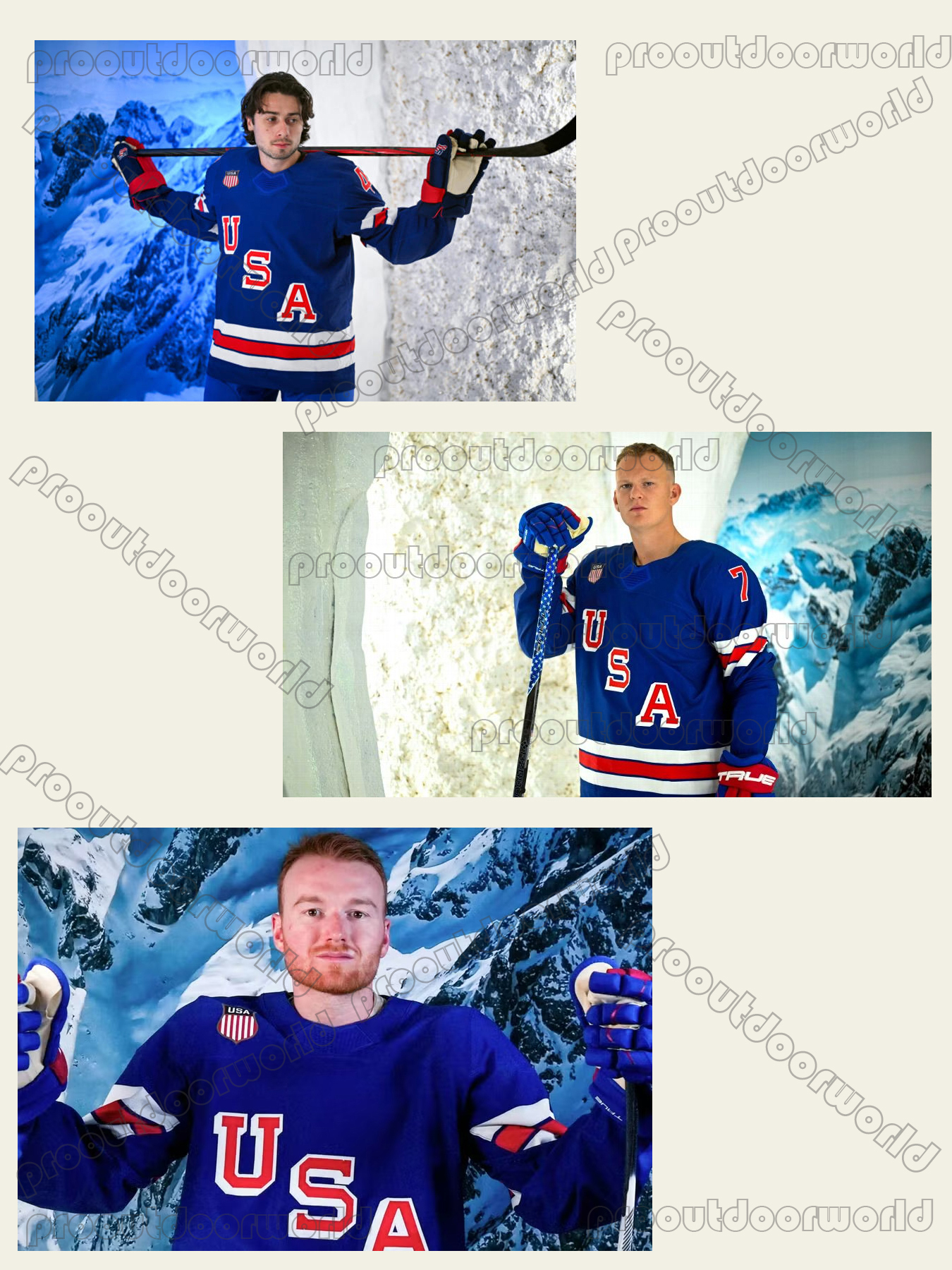 2026 USA Hockey Jersey Miller Hughes Matthew Tkachuk Jason Robertson Larkins Thompson Werenski Caufield Eichel Clayton Keller Custom Stitched