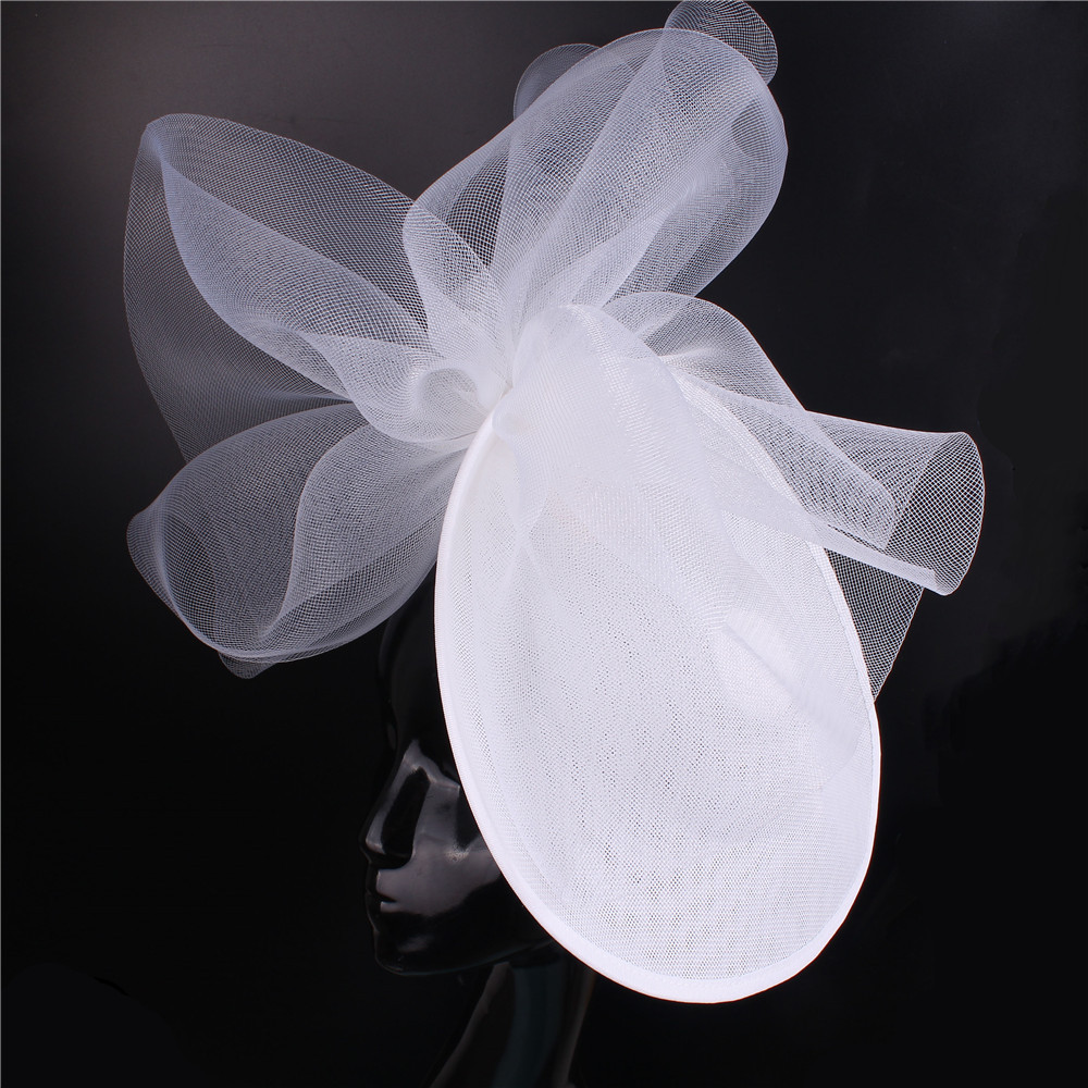 Beautiful Fascinator Hat For Women Elegant Weddings Pillbox Cap With Flower Luxury Party Derby Femme Mariage Chapeau