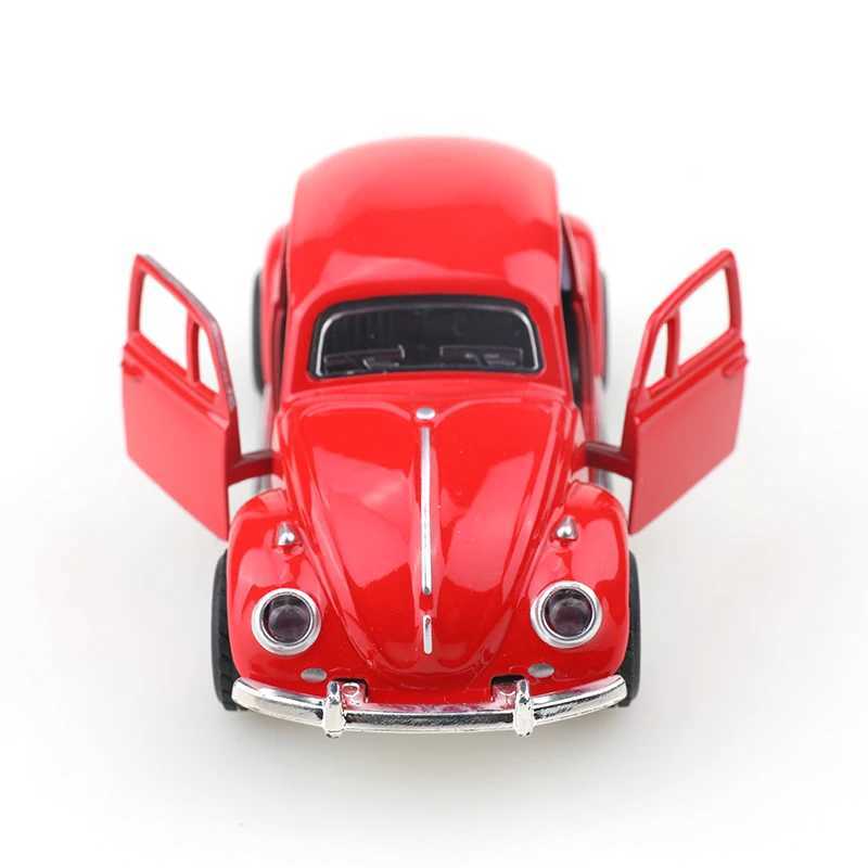 Bagged 138 Classic Cute Beetle Alloy Pull-back Car Retro Style 138 Scale Childrens Toy J251129