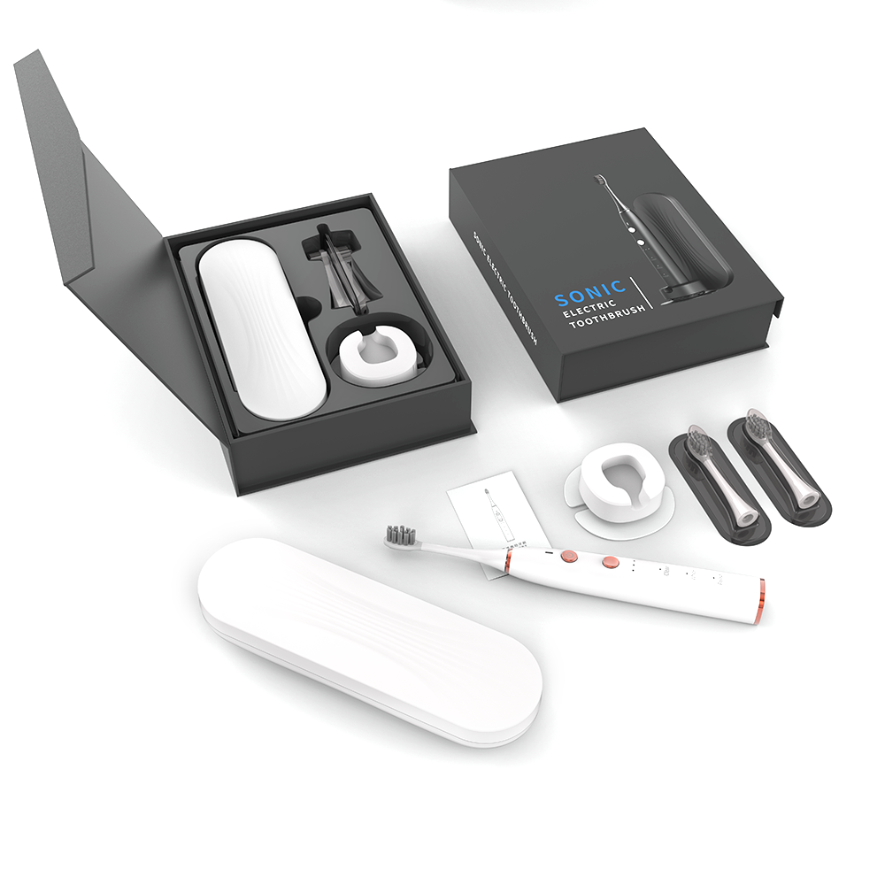 Factory Rechargeable 3 Modes Travel Household Soft Electric Sonic Toothbrush