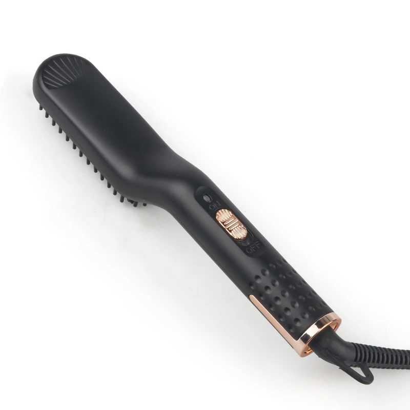 Professional Hair Straightener Comb Portable 2-In-1 Electric Hair Comb Straightener Fast Heating Mini Beard Comb Styling ToolsT251129