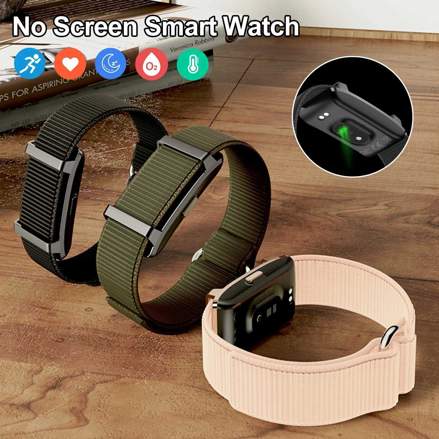 No Screen Smart Watch Bracelet Sports Fitness Tracker Health Heart Rate Sleep Monitor 1ATM Waterproof Outdoor Smart WristbandW251129