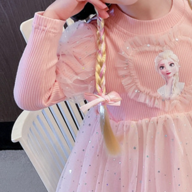 Disney baby designer clothing girls A-line skirt princess dress spring summer autumn winter girls dress children's dress spring and summer outfit