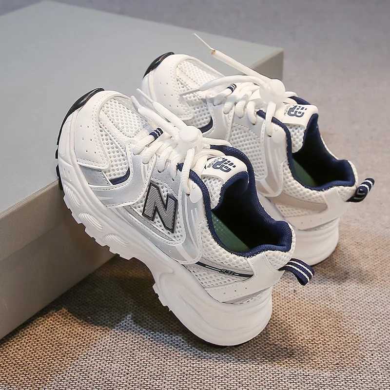 Size 26-37 boys and girls breathable mesh childrens casual sports shoes anti slip childrens sports shoes tennis X250429