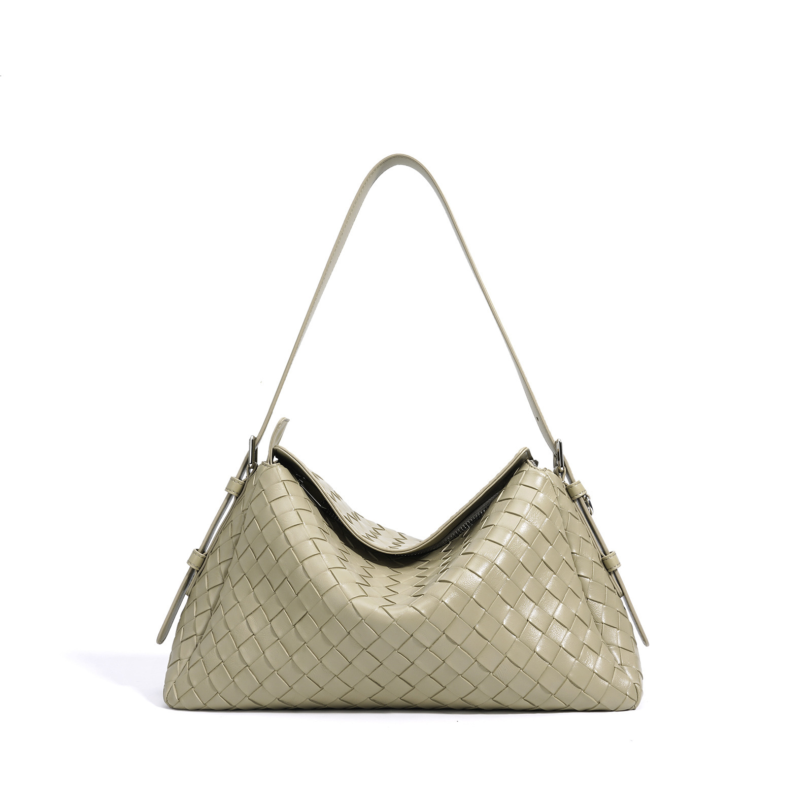 Designer Bag Luxury Handbag New Shoulder Niche Cowhide Diamond Grid Crossbody Bag Women S High End Fashion Genuine Leather Woven Handbag Ophida Bag