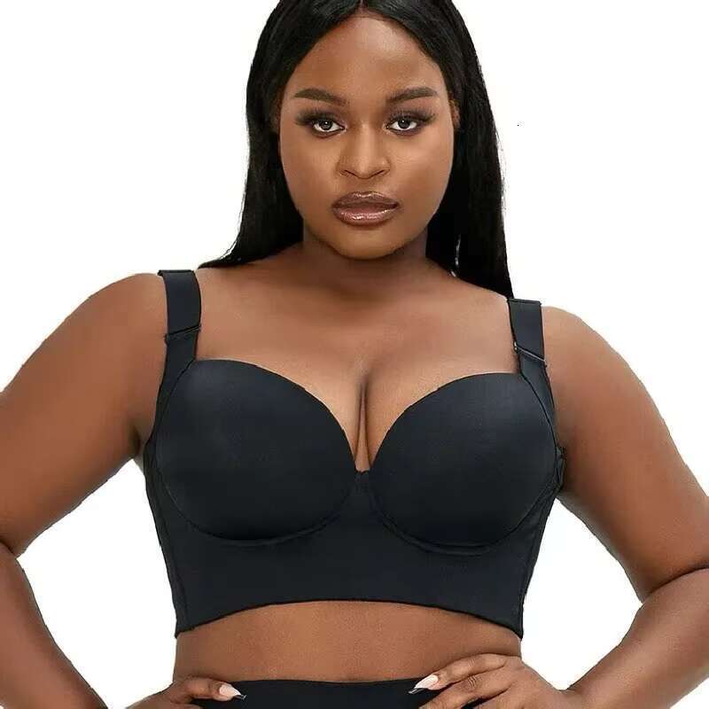 DHEssentials King Mcgreen Star Full Coverage Push up Bras Hide Back Deep Cup Shapewear Fat Smoothing Uplift Underwire Bra for Big Bust