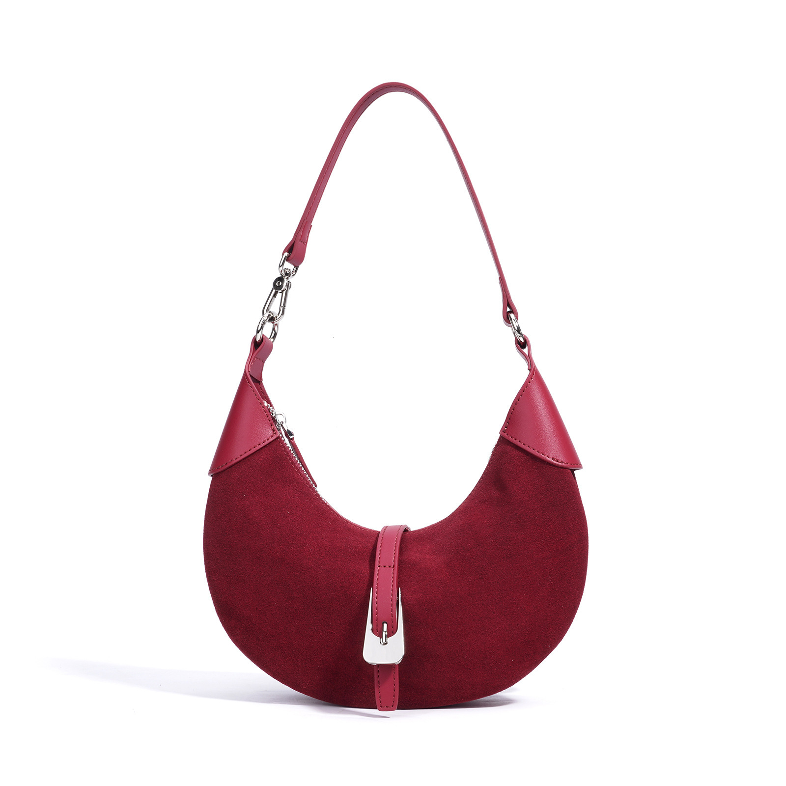 Designer bag luxury handbag New Frosted Splicing Can Sing High End Sense Shoulder Fashionable Crossbody Bag Women S Crescent Armpit ophida bag