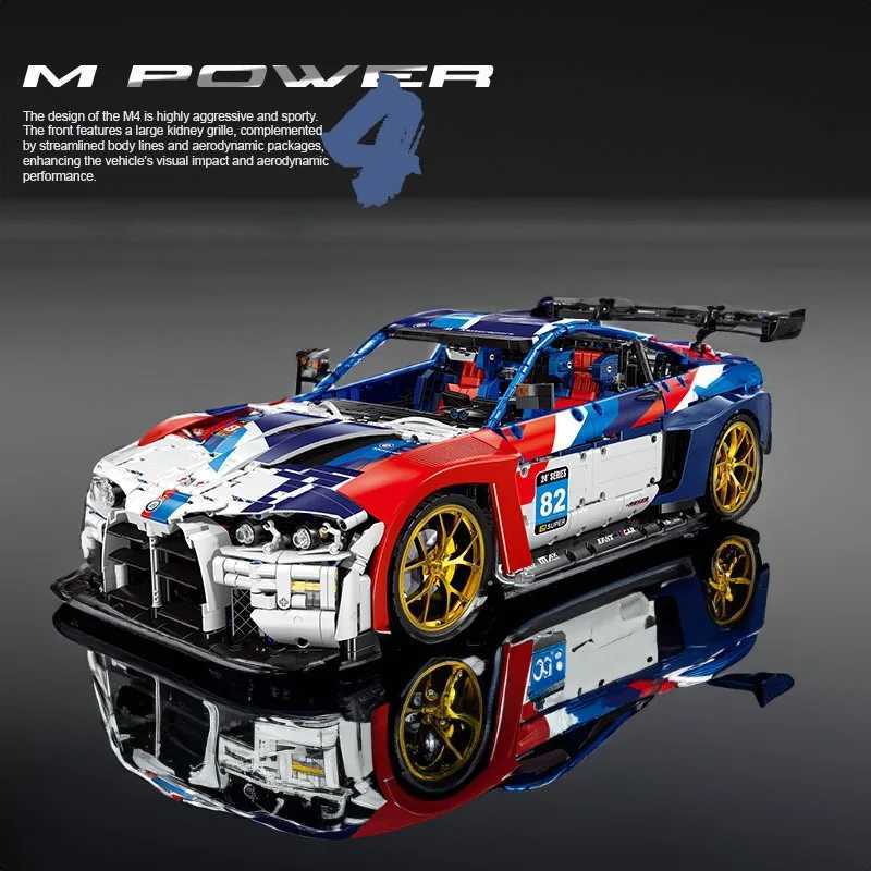 4556PCS MOC Technica M4 Supercars Building Blocks City Speed Super Racing Model Bricks High-Tech Toys Gift for Boys Kid Adult J251129