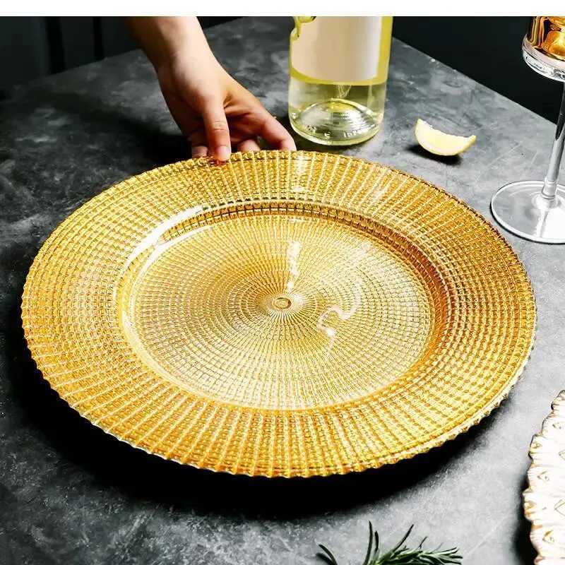 Luxury Nordic Luxury Crystal Fruit Plate Western Food Large Household Tableware Living Ro Tea Table Decoration Crafts Y251129