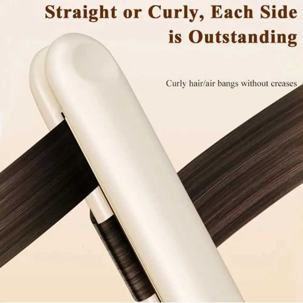 Ceramic Plates Negative Ion Straightener Quick Heating Damage Free Straightening Board Clamp Dual UseT251129