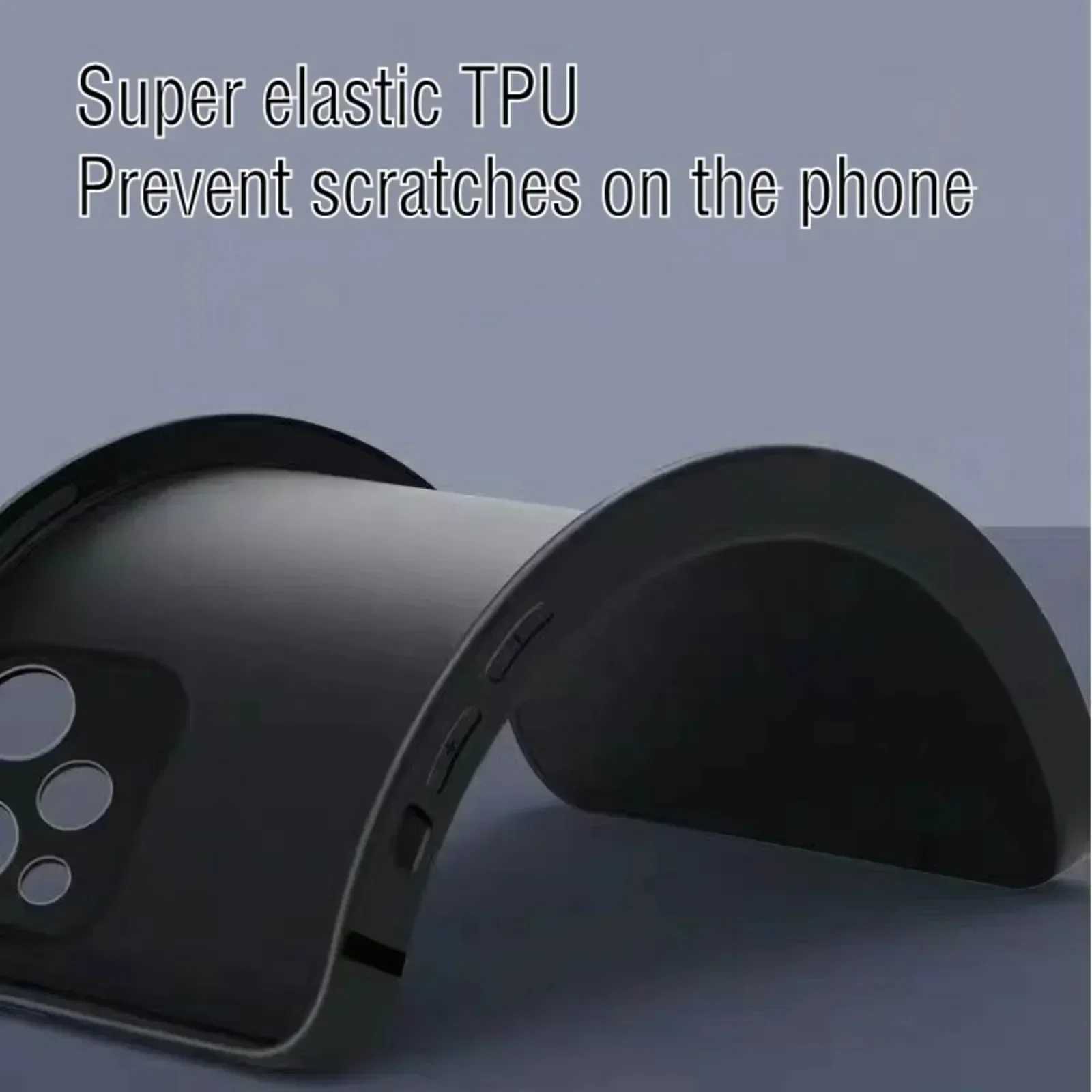 Soft Silicone Case For iPhone 15 14 13 12 11 Pro Max 7 8 Plus XS XR Shockproof Cover Sn Protector Casing H251129