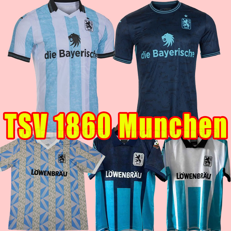 25/26 TSV 1860 Munich 1992 Retro Soccer Jerseys Kai Bulow Michael Liendl Sascha Levent Aycicek Ivica Olic Christian Gytkjaer football shirt classical 1996 1997