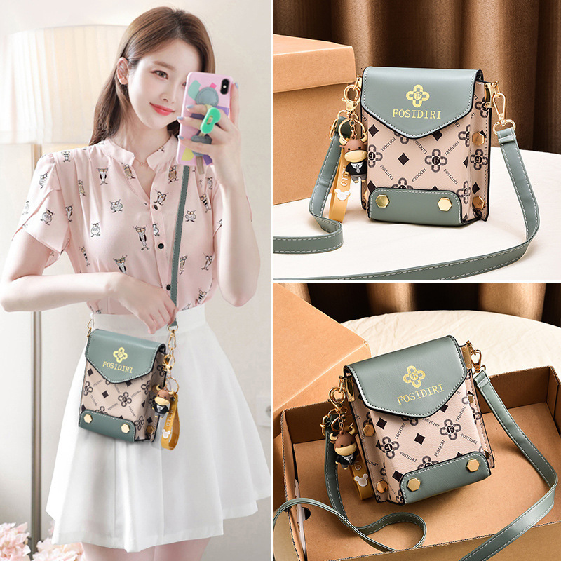 2025 New Designer Bag Mobile Phone Crossbody New Trendy, Fashionable, High-End, Single Shoulder Simple Mini Bag, Women's
