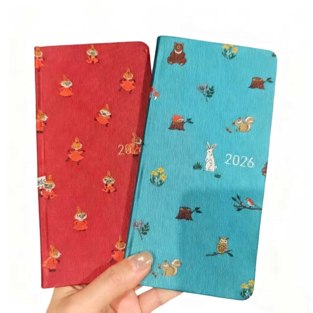 2026 NEW Animal Theme A5 Planner - Cute Wildlife Design with Study Schedule Habit Tracking for Students W251129