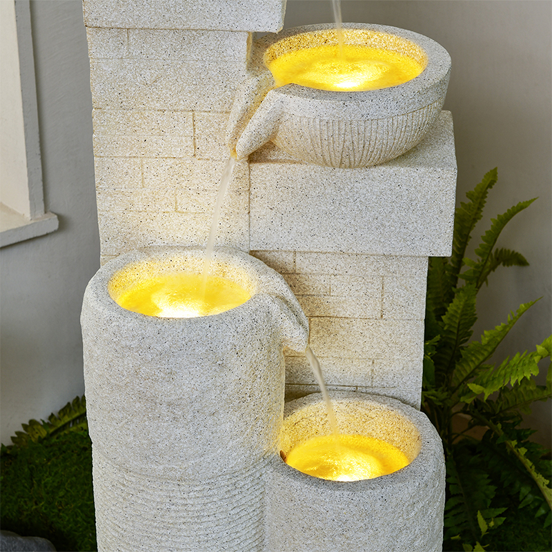 Elegant Indoor Fountain with Moving Water Feature Perfect Gift for Home Decorations