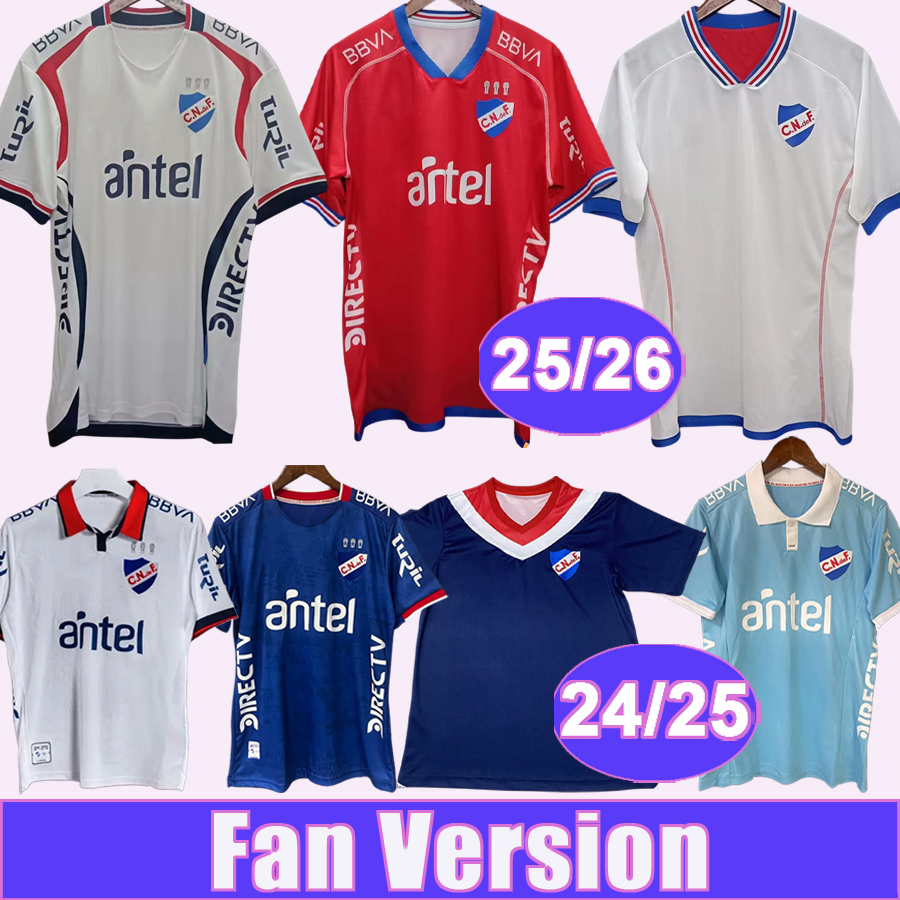 25 26 Uruguay Nacional Club Men Soccer Jerseys 23 24 25 OLIVA RECOBA CARNEIRO R.SANCHEZ Home Away 3rd 4th Special Edition Training Wear Football Shirt