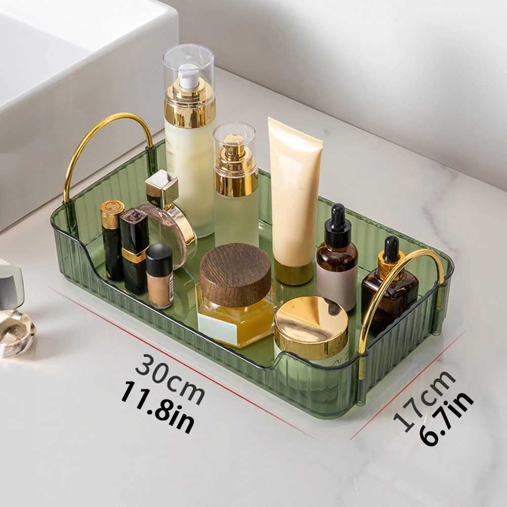 Elegant Makeup Storage Box for Bathroom Toilet and Dressing Table Y251129