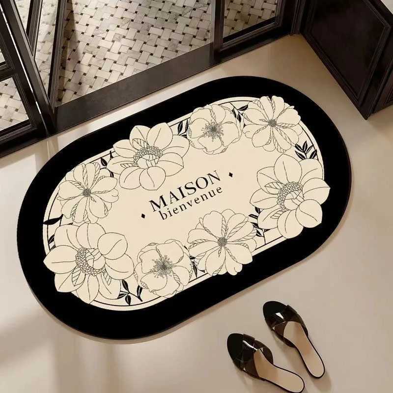 Cartoon diat d absorbent foot mat kitchen bathro door floor mat bathro door non-slip mat H251129