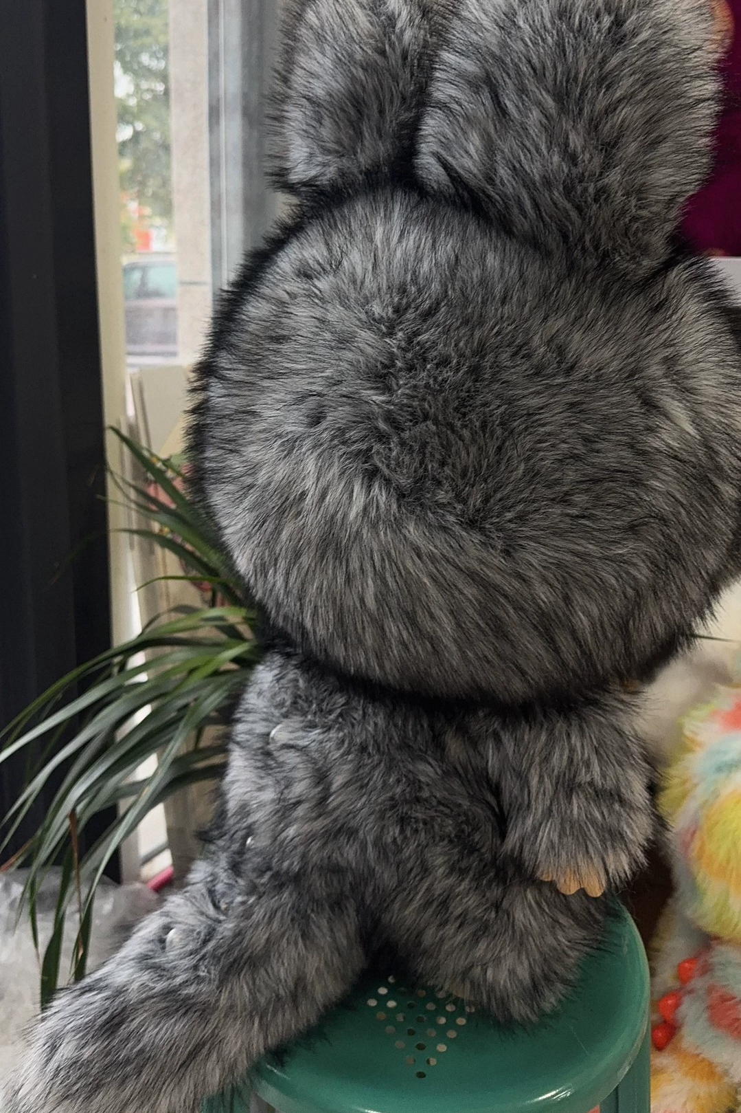 58cm The Monsters Lovely 58cm ZIMOMO Labubu Angel in Clouds I Found U Cute Vinyl Face Doll Big Plush Toy