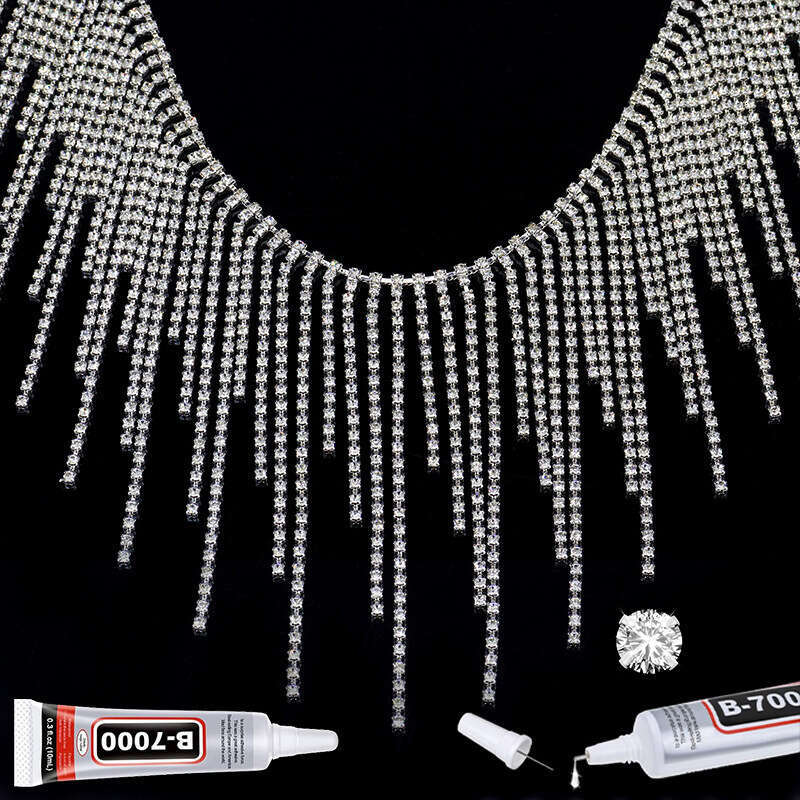 Tassel DIY jewelry rhinestone shoe cap welding clothing fancy code accessories claw chain