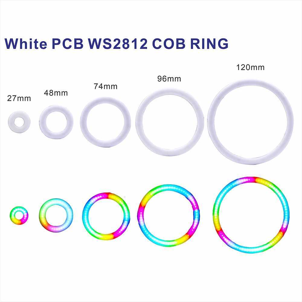 WS2812B LED Pixel Ring 18/36/54/72/90Leds Individually Addressable WS2811 Built-in IC Smart DC5V Rgb FCOB PCB M251129