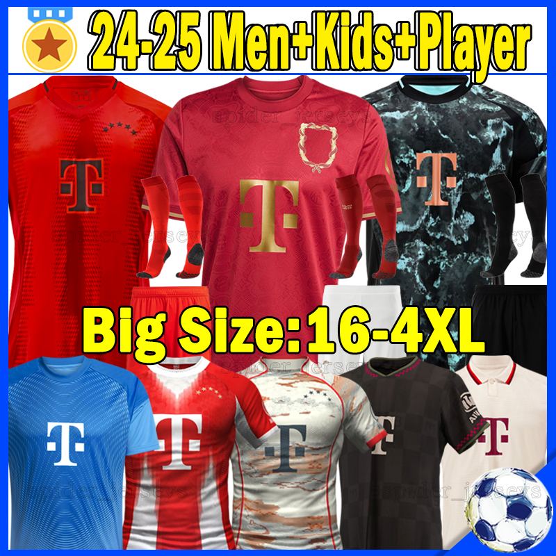 XXXL 4XL 25 26 KANE Soccer jerseys 125th Oktoberfest MUSIALA OLISE COMAN KIMMICH SANE MULLER GNABRY 2025 2026 kids Kit Player version goalkeeper NEUER Football shirt