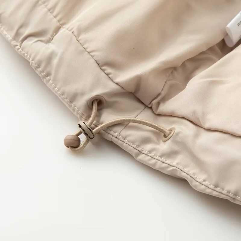 2025 autumn new womens casual fashion versatile simple temperament stand collar sleeveless warm vest jacketT251129