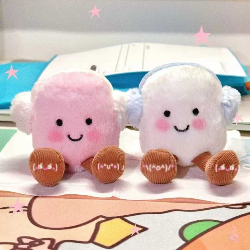 Kawaii Marshmallow Plush Earmuffs Pink White Doll Winter New Arrivals Toy Pillow Ornament Soft Gift For Kids Friend K251104