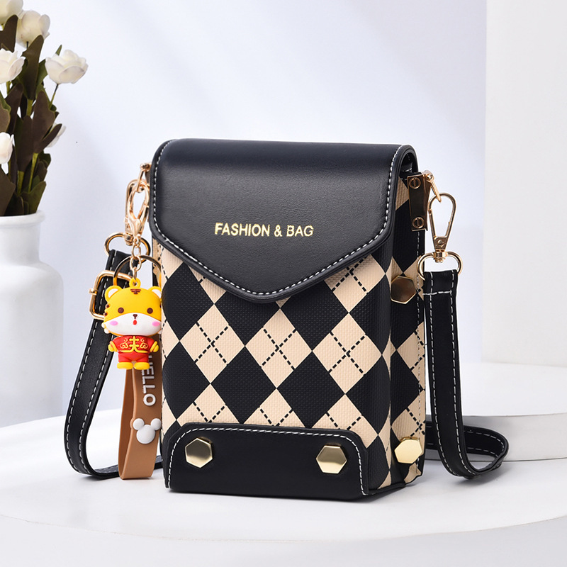 2025 New Designer Bag Mobile Phone Crossbody New Trendy, Fashionable, High-End, Single Shoulder Simple Mini Bag, Women's
