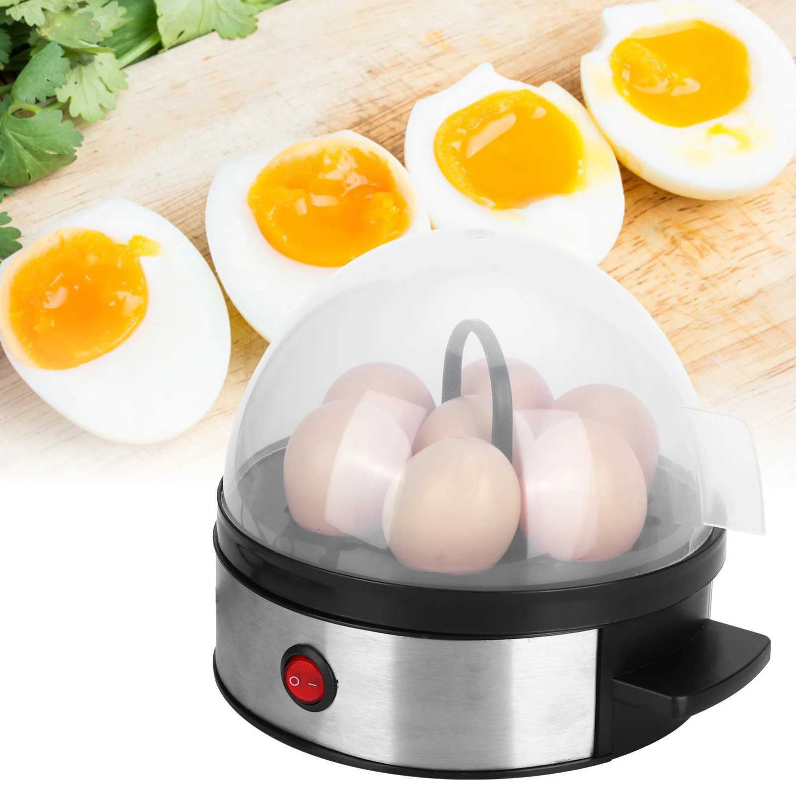 Electric Egg Steamer Boiler Mini Stainless Steel Egg Cooking Machine Kitchen Utensils EU Plug 220V C251129