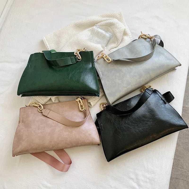 2024 New Design Handbags Women Shoulder Bag Soft Synthetic Leather Crossbody Large Capacity Fashion Female Underarm Bags K251128
