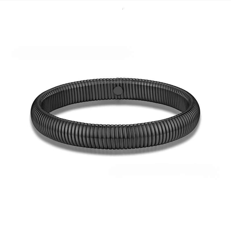 Exaggerated Elastic Thread Multi specification Jewelry Set Necklace Titanium Steel Circle Bracelet