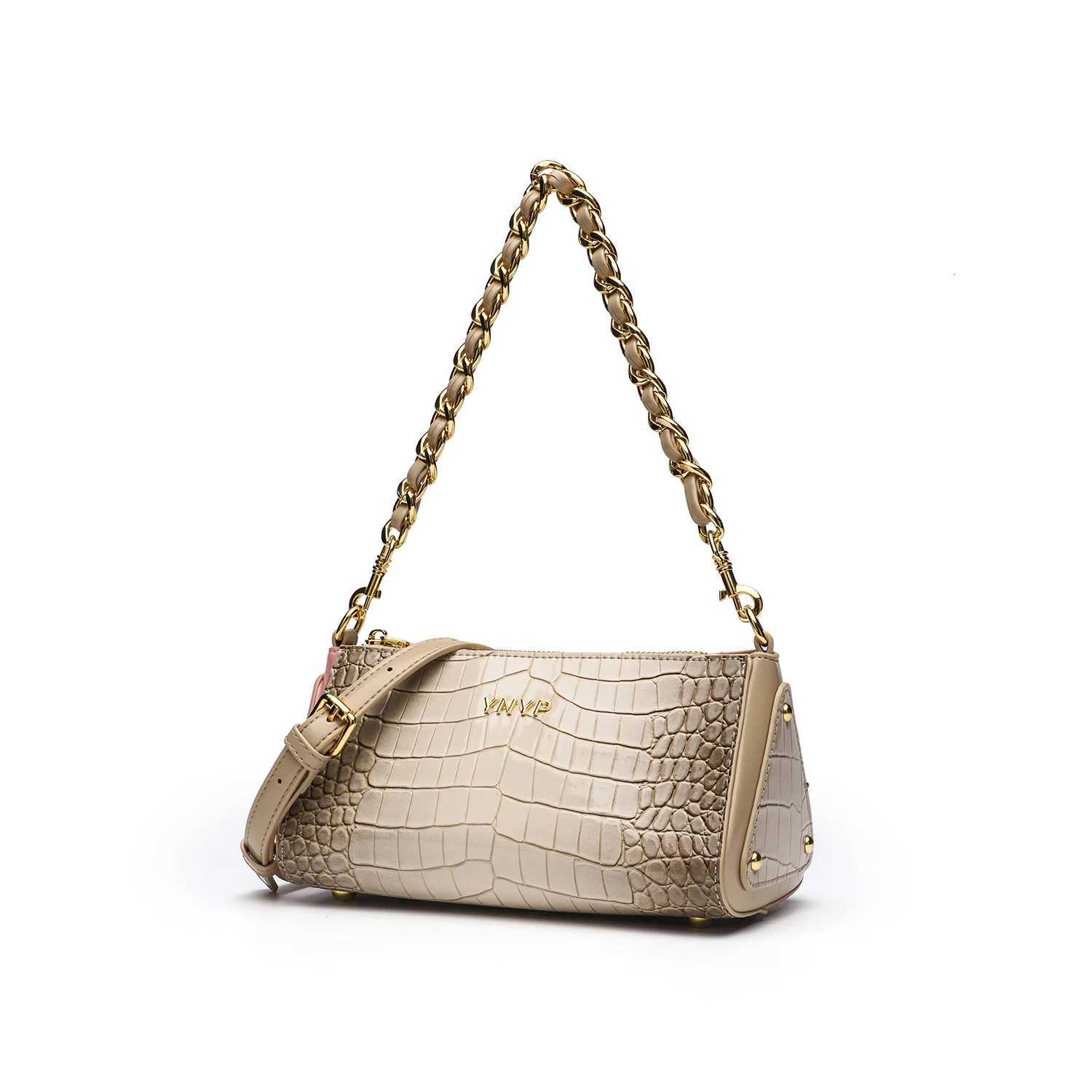 Fashion Womens Handbag Luxury Crocodile Pattern Shoulder Bag Large Capacity Crossbody Purse with Chain Strap for Ladies K251128