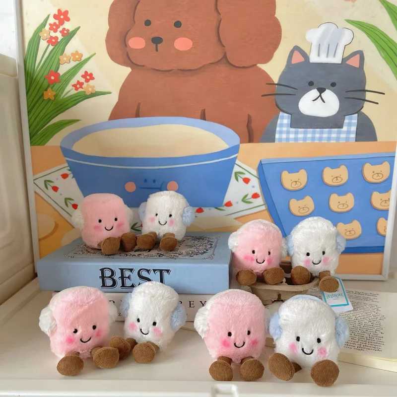 Kawaii Marshmallow Plush Earmuffs Pink White Doll Winter New Arrivals Toy Pillow Ornament Soft Gift For Kids Friend K251104