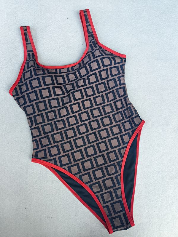 Wholesale women's one-piece swimsuits, European and American sexy backless swimsuits, triangular one-piece swimsuits, designer swimsuits